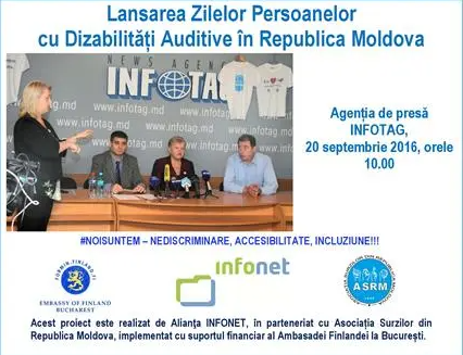 Lansarea Zilelor Persoanelor cu Dizabilități Auditive în Republica Moldova Image